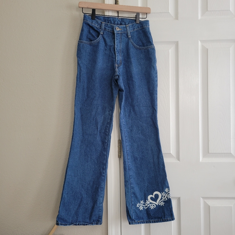 Vintage Embroidered Jeans Gem